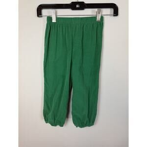 Little English Green Corduroy Soft Pull On Bubble Pants 3T